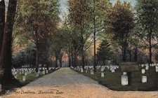 Civil War Knoxville National Cemetery Tennessee Military Vtg Postcard I70 picture