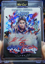 Wild Card Matte Metal Graffiti Kai Trump Auto Color Match G3 Non-Sport Card picture
