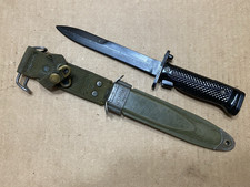 US M5A1 Garand Bayonet Milpar Col w USM8A1 PWH Scabbard Nice condition USGI picture