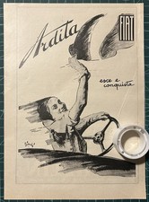 Rare advertising Fiat Ardita-Turin 1933 picture