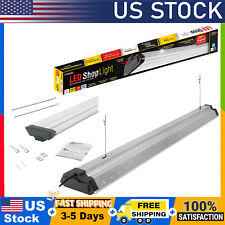 4ft LED Shop Light 10,000 Lumen with Motion,Steel Tread Plate,Dimmable,3.4 lbs. picture