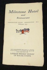 5 Star Milestone Hotel London Weekly Diary of Social Events, June 1954 picture