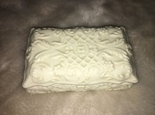 Vintage Formalities by Baum Brothers Trinket Dish Gold Accents Jewelry Box picture