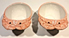 Vintage Bergschrund Pair of Crab Bowls Dishes Beach Nautical Sea Decor picture