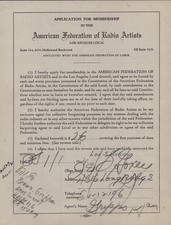 LEO B. GORCEY - DOCUMENT SIGNED 01/01/1944 picture