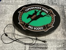 Vintage Copenhagen Skoal Pro Rodeo Light Up Sign Snuff Bar Collectible RARE picture
