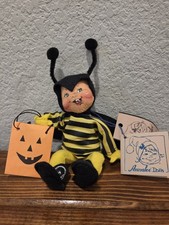 Vintage 1999 Annalee Halloween Boy Bumblebee Doll - 7