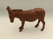 Vintage 1988 Red Mil Dark Brown Donkey Sculpture 7