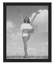 MISS ATOMIC BOMB OF SIN CITY NUCLEAR ERA FASHION LADY MODEL 8X10 FRAMED PHOTO picture
