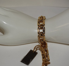 UNO DE 50 FEMME FATALE BRACELET GOLD SIZE MEDIUM PUL2241MTLOOOOL  NEW WITH TAG picture