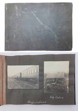 1903 antique TRAVEL PHOTO ALBUM NEWFOUNDLAND HALIFAX CHARLOTTETOWN Pushthrough picture