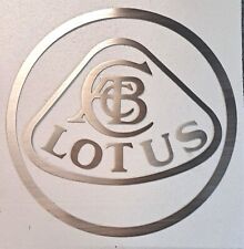Lotus ACBC Logo, Brushed Aluminum, Garage Sign 22