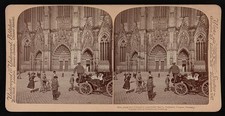 Cologne Germany 1900s Cologne Cathedral Main Portal Facade Stereoview picture