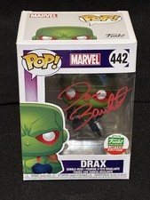DAVE BAUTISTA FUNKO POP DRAX #442 SIGNED AUTOGRAPHED BECKETT WITNESSED WZ23085 picture