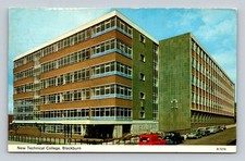 Vintage New Technical College Blackburn Postcard 1972 UK Building picture