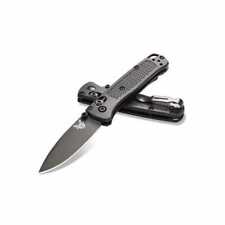 NEW Benchmade 533BK-2 Mini Bugout CPMS30V Plain Edge DLC Coated Blade Knife picture