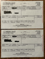 Bernie Madoff BANK OF AMERICA + CITI GROUP Stock Trade Confirmation Slips (2) picture