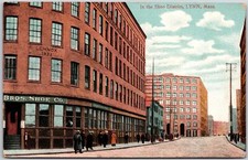 1909 In The Shoe District Lynn Massachusetts MA Lennox 1833 Posted Postcard picture