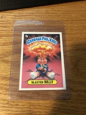 Original 1985 Topps Blasted Billy #8b Matte Back Cheaters Licence Mint picture