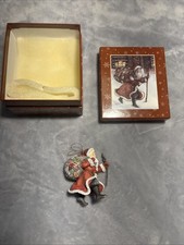 Vtg 1998 Lang&wise Santa Journey Christmas Ornament Sherri Buck Baldwin Boxed picture