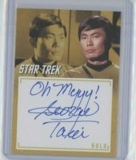 GEORGE TAKEI SULU STAR TREK INSCRIPTIONS 