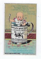 1800's Adver. Trade Card Nestle's Milk-Food, Mother Goose Series picture