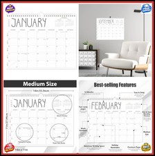2027 Wall Calendar 12 Month 14x11 Spiral Bound Thick Paper Hanging Monthly picture