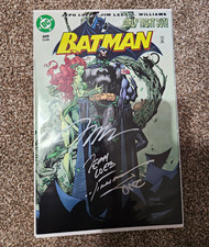 Batman 609 4X Signed 1st App. Hush Jim Lee Jeph Loeb S. Williams Alex Sinclair picture