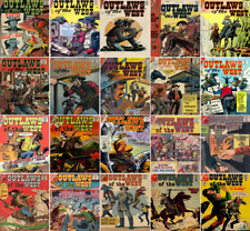 1957 - 1967 Outlaws of the West Comic Book Package - 20 eBooks on CD picture