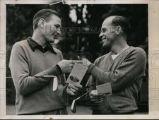 1940 Press Photo Harold McSpaden, John Gibson qualify for PGA tourny at PA picture