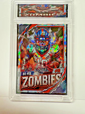   2026 Graded SP/500 Denver Broncos Bo Nix Zombies Ice Refractor  cz rc picture