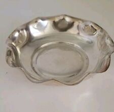 silverplate candy dish vintage 6 Inches Round  picture