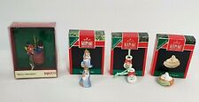 Hallmark Keepsake, Enesco Miniature Ornaments Assorted Original Boxes x 4 lot picture