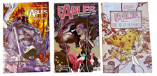 FABLES  THREE (3) Trade Paperbacks: HOMELAND, STORYBOOK LOVE & MEAN SEASONS picture