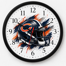 Chicago Bears Wall Clock | Family Fan Sports Gift picture