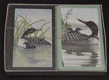 Vtg Canada Cape Shore Line Playing Cards Loons Chicks Birds 2 Decks No Jokers picture