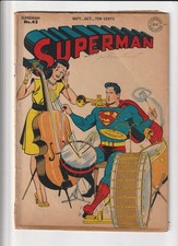 SUPERMAN #42 (DC Comics, 1946) VG+ picture