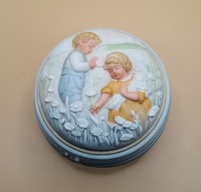 Vintage Avon Trinket Music Box 1985 Golden Dreams Porcelain Sunshine Of My Life picture