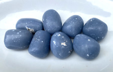 Angelite Pocket Stones  Large   Angels Intuition Communication 29409E picture