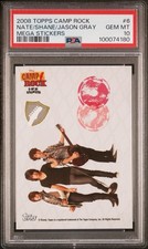2008 Topps Disney Camp Rock #6 Mega Stickers Jonas Brothers | Pop 1 | PSA 10 picture