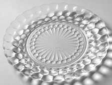Anchor Hocking Bubble Clear Dinner Plate 5631 picture
