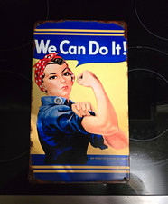 We Can Do It Rosie the Riveter Reproduction Advertising Metal Sign picture