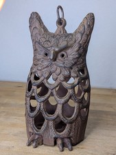 Vintage Cast Iron Owl 10