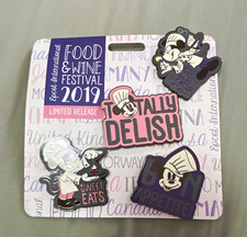 Disney WDW Epcot Food & Wine Festival 2019 Limited Release Minnie Pin Set picture