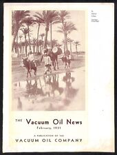 Vacuum Oil News Mobiloil Mobil Oil Gargoyle February 1931 16pp. Scarce - VGC picture
