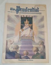 Antique 1926 The Prudential Insurance Advertisement Magazine Christ child cover picture
