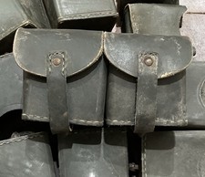 WW2 Italian Military Carcano Leather Ammo Pouch picture
