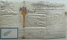1815 Pennsylvania Land Patent to Joseph Noegle—Upper Paxton Township, Dauphin picture