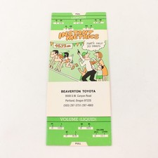 Vintage Instant Metrics Scale Chart Beaverton Toyota Promo Paper Collectible picture