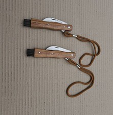 lot of 2 pcs pocket knife mushrooms Leopard picture